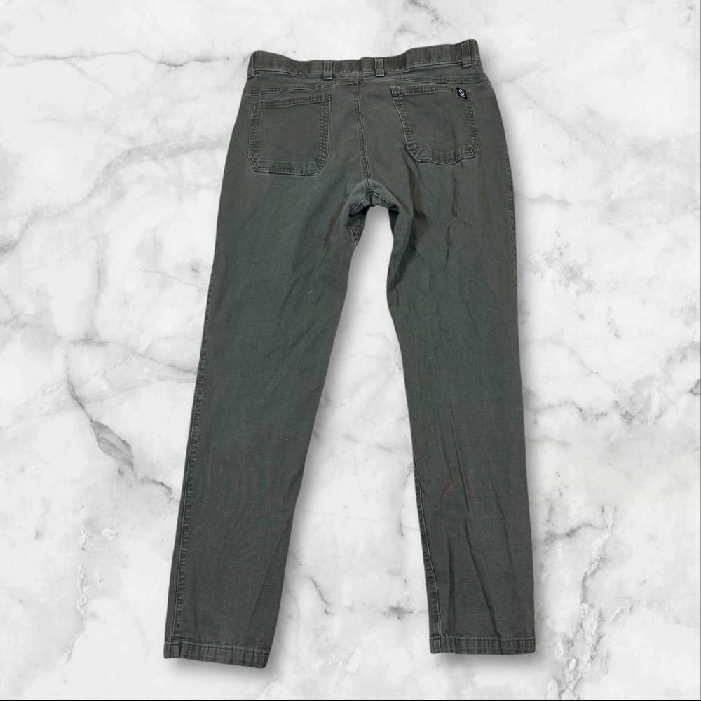 Origin Straight Leg Pants Mens 36x34‎ Gray Cotton Spandex Stretch Casual - Picture 4 of 11